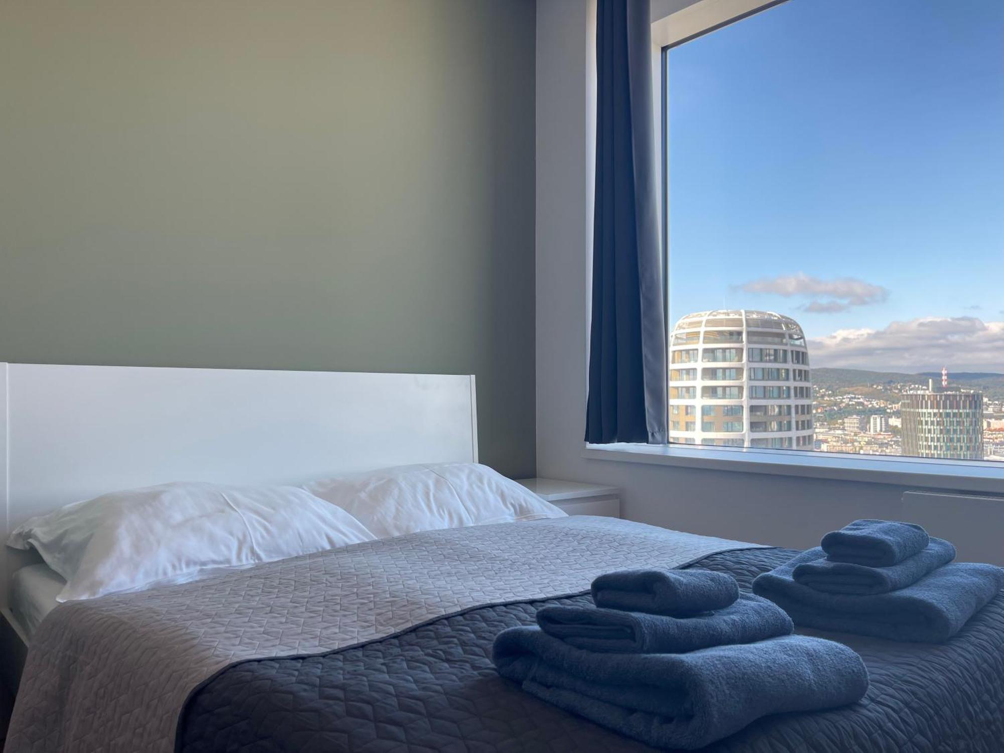 Apartment Sag 28 Floor Panrama Free Parking Free Wifi Pressburg